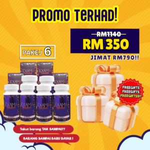 6 BOTOL EXAM-A + HADIAH