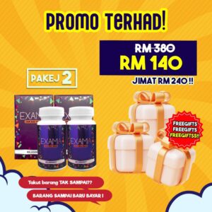 2 BOTOL EXAM-A + HADIAH